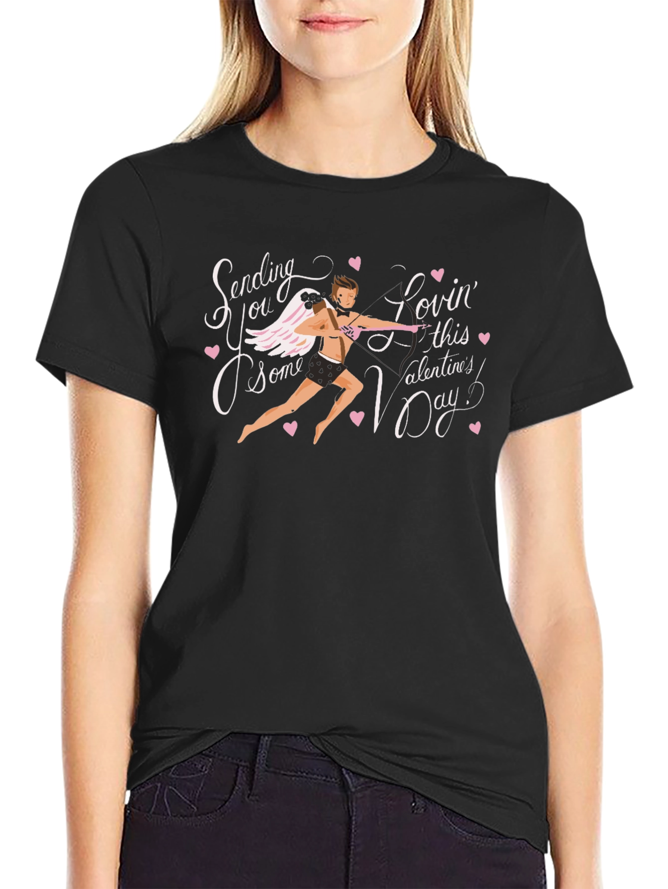Valentines Day Cupid Graphic T-Shirt