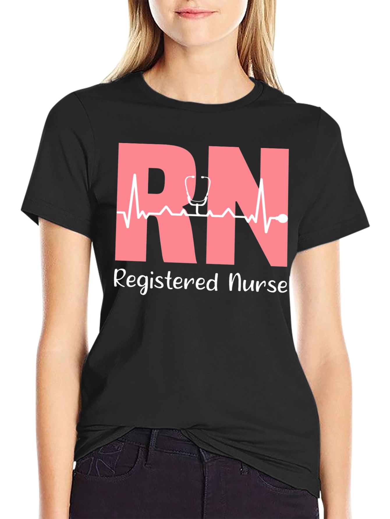 RN Registered Nurse Graphic T-Shirt