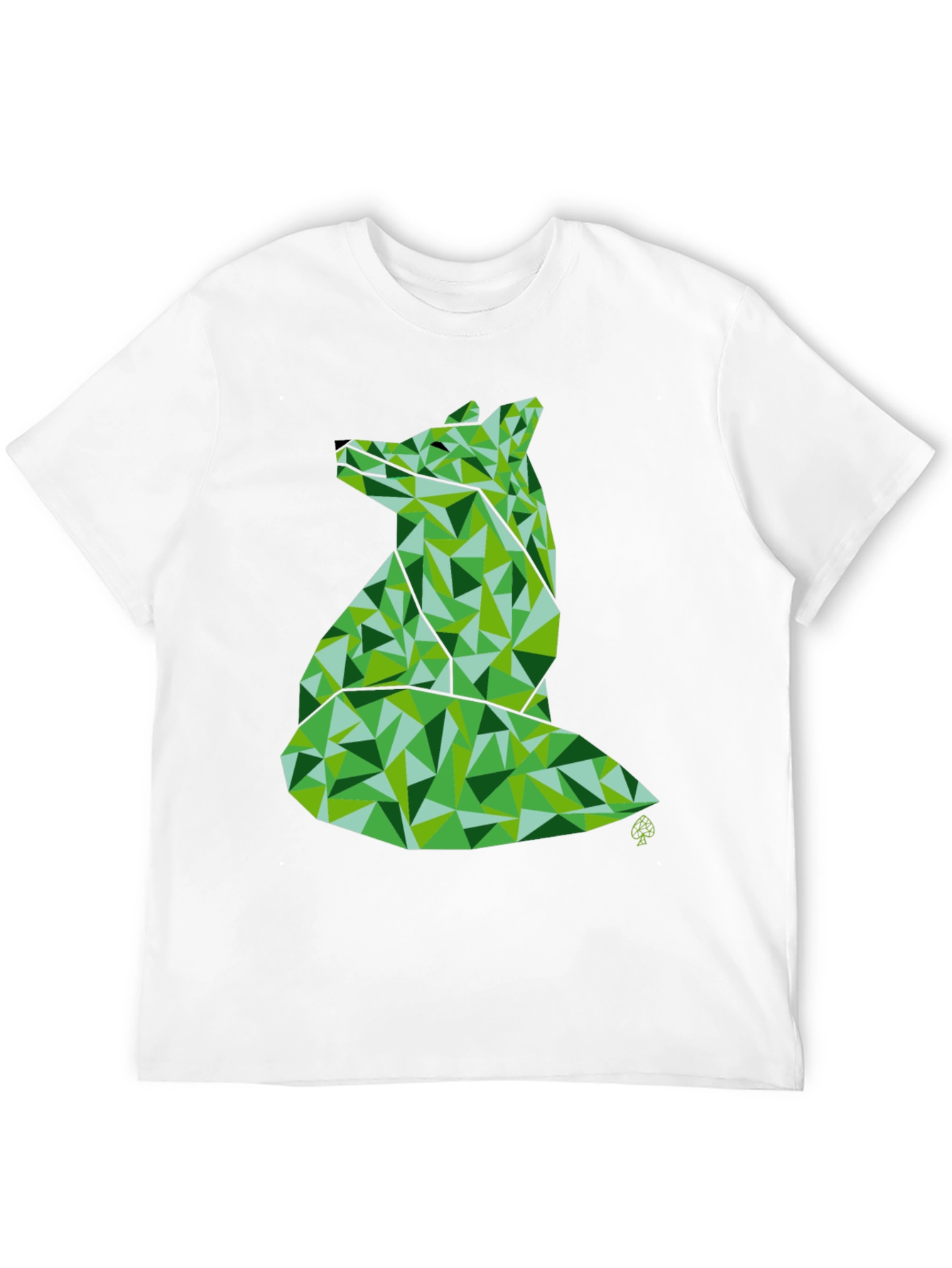 Geometric Fox Graphic Tee - Modern Style