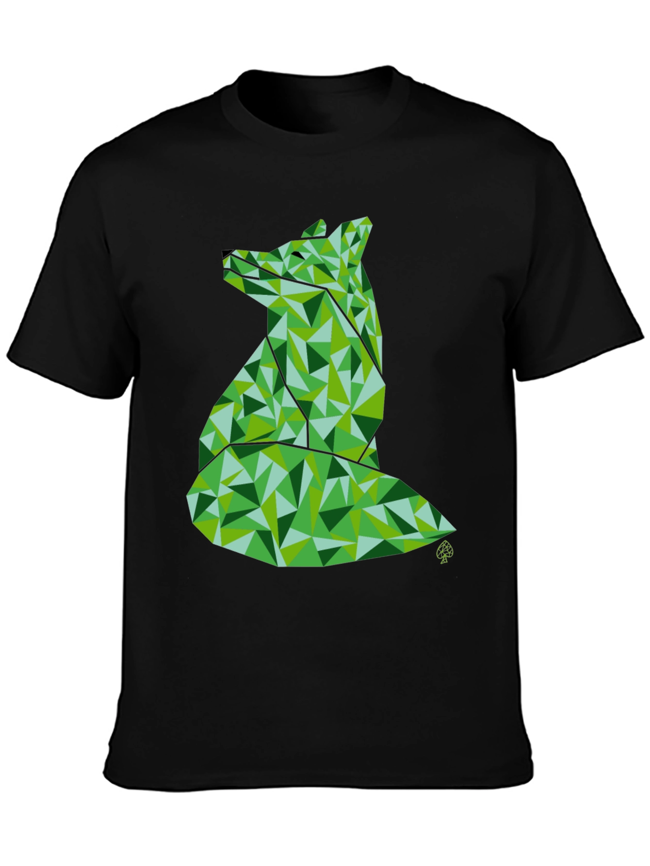 Geometric Fox Graphic Tee - Modern Style