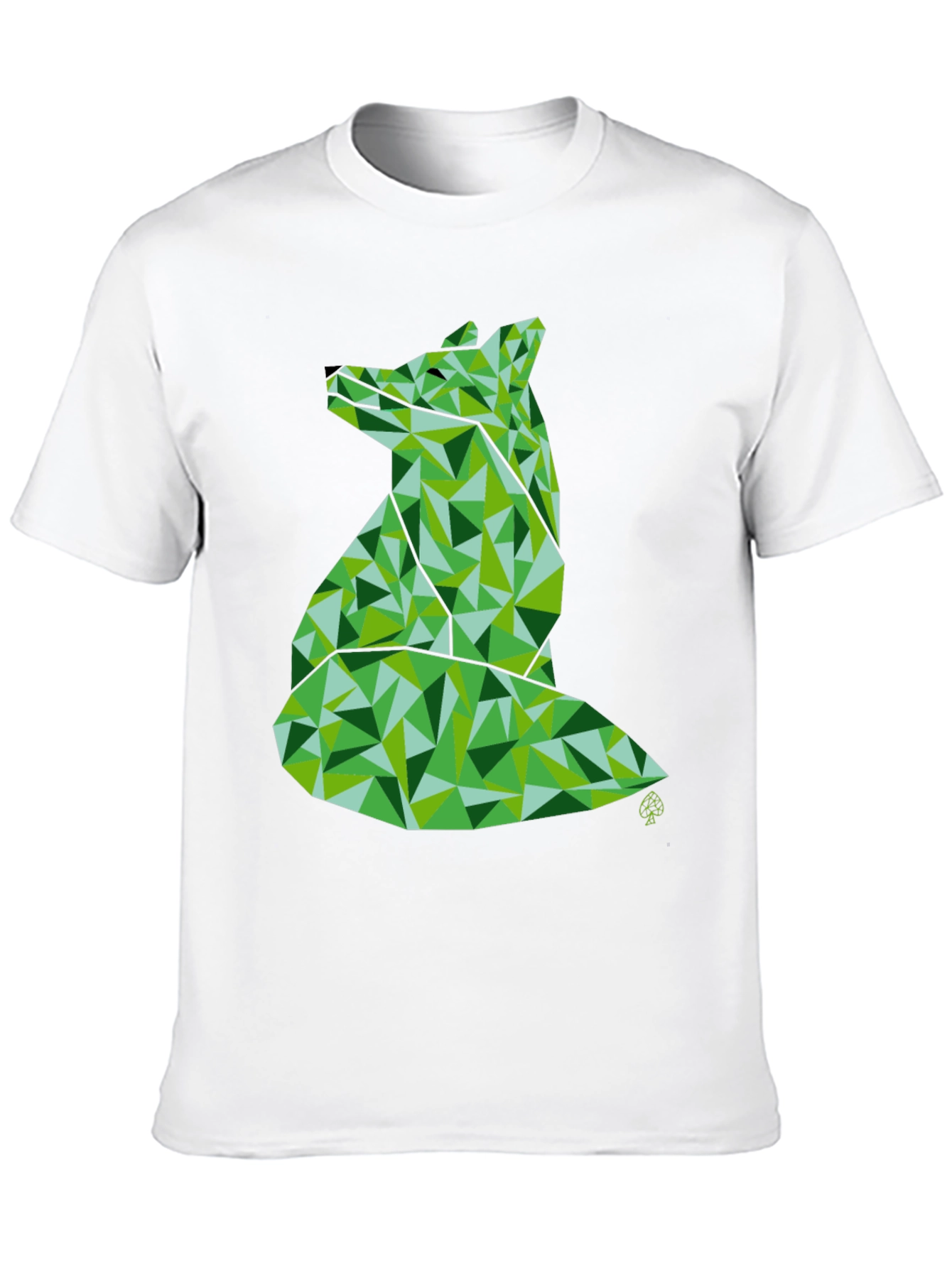 Geometric Fox Graphic Tee - Modern Style