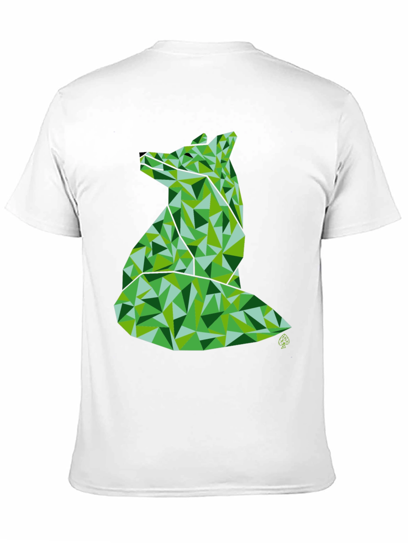 Geometric Fox Graphic Tee - Modern Style