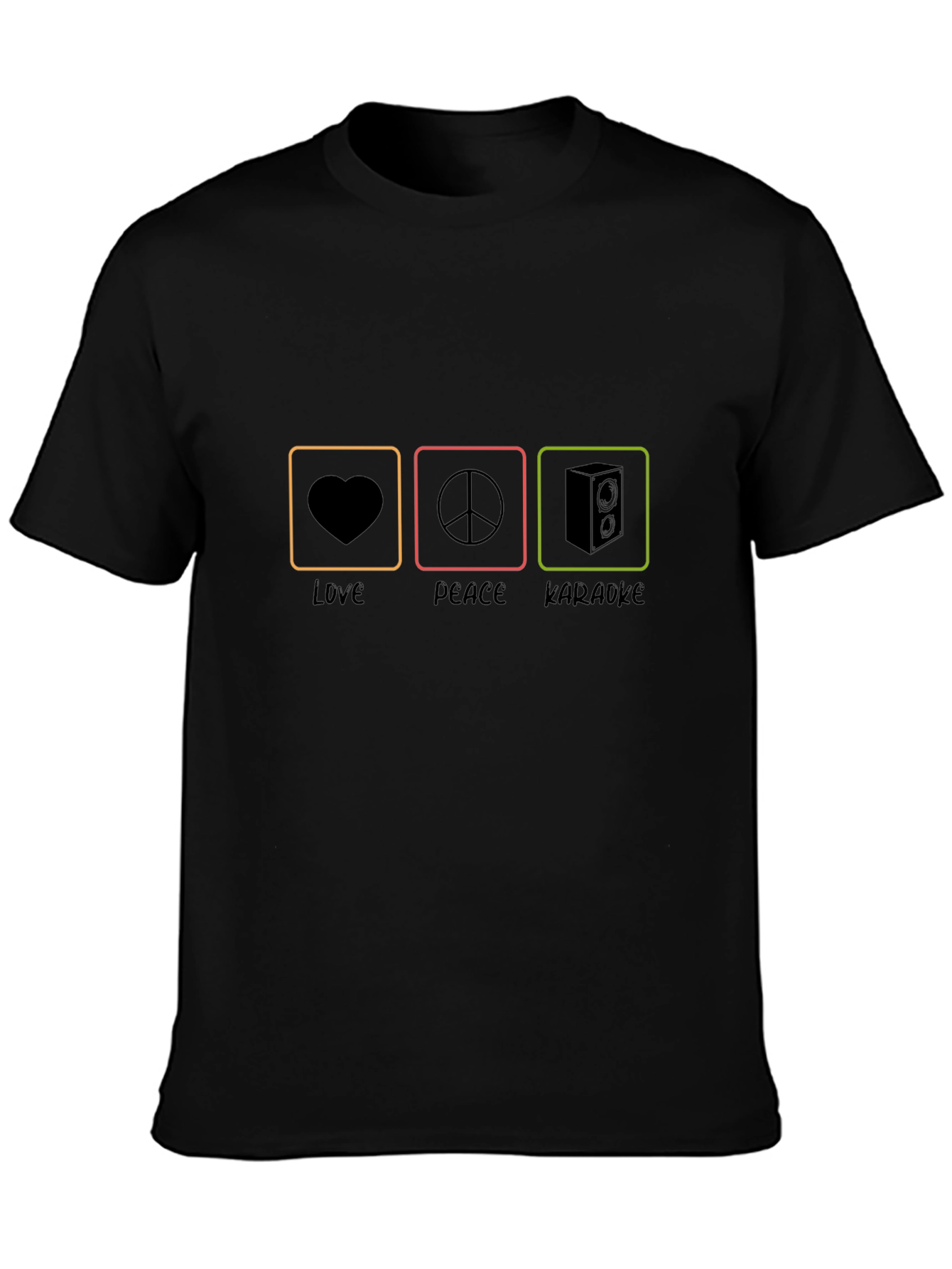Love Peace Karaoke T-Shirt - Soft Cotton Tee