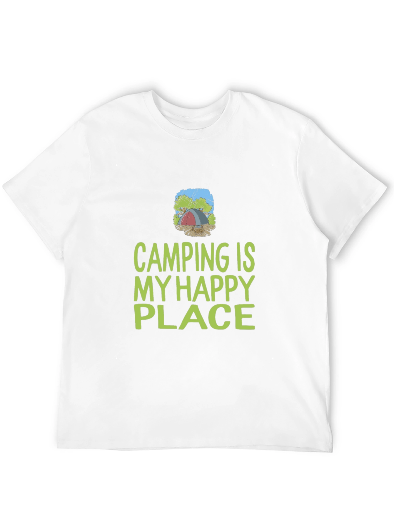 Camping is My Happy Place Graphic T-Shirt
