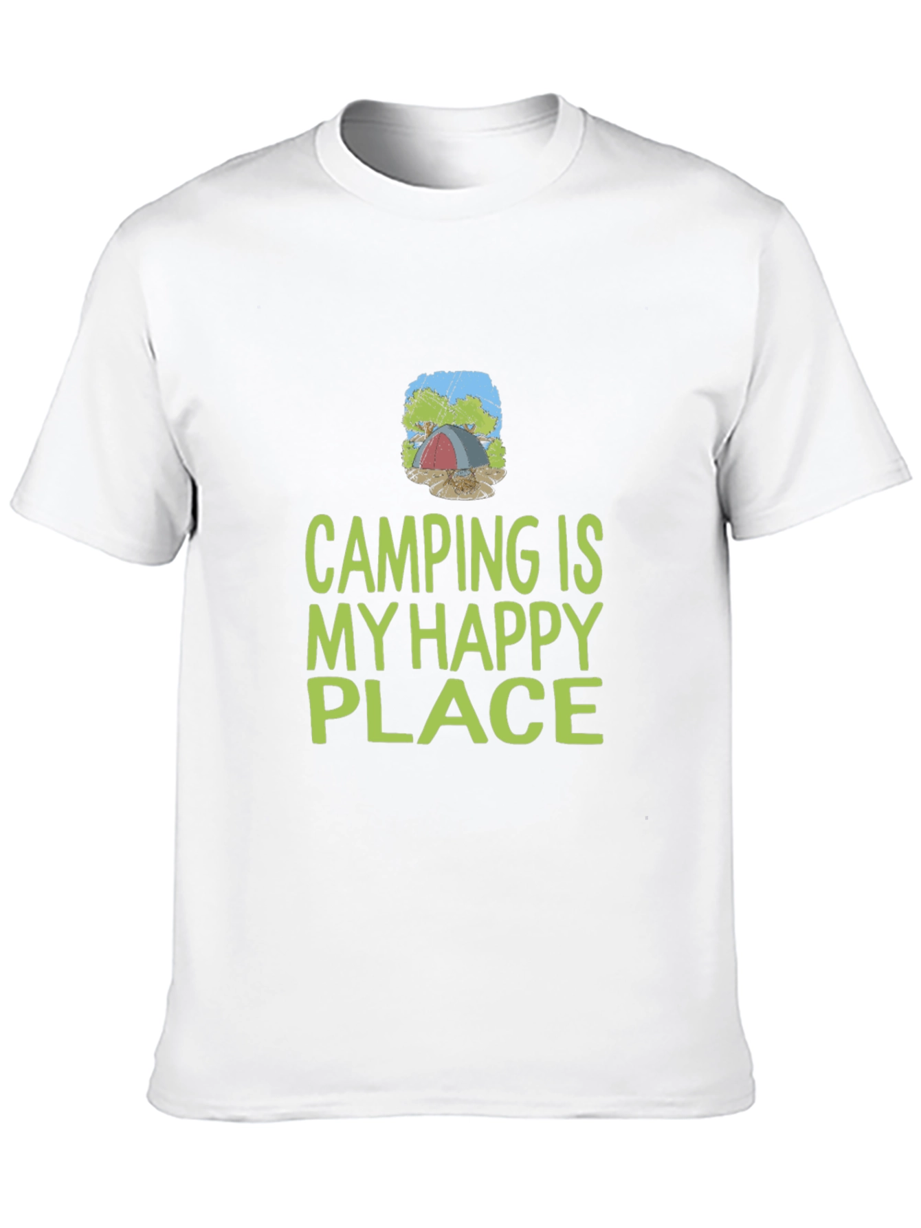 Camping is My Happy Place Graphic T-Shirt