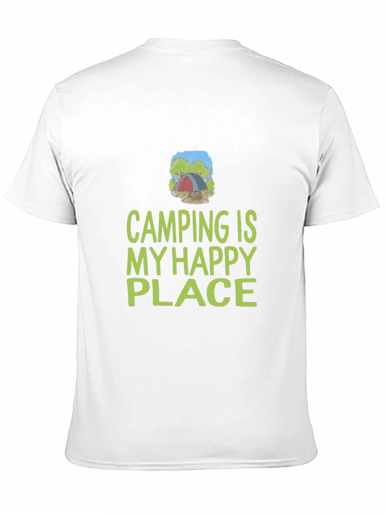 Camping is My Happy Place Graphic T-Shirt