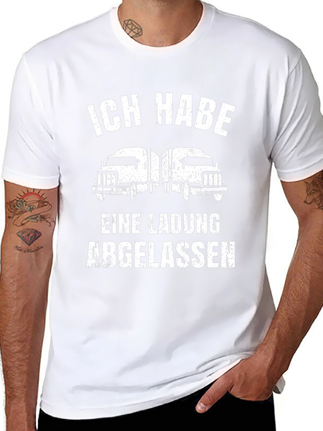 Trucker T-Shirt - Ich Habe Eine Ladung
