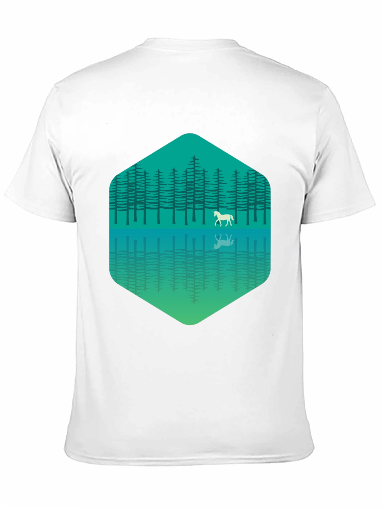 Nature Lake Horse Graphic Tee