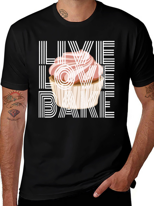 Live Love Bake Graphic T-Shirt