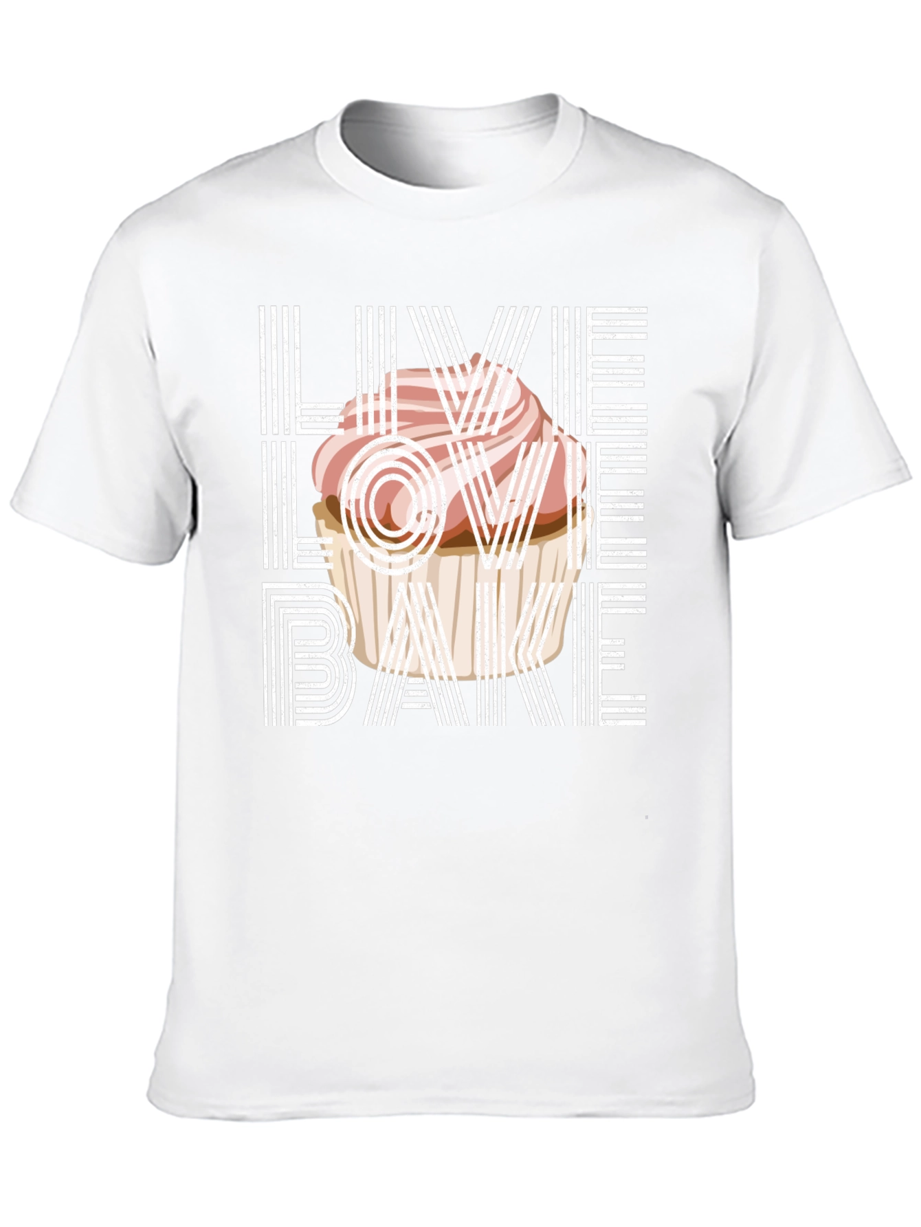 Live Love Bake Graphic T-Shirt