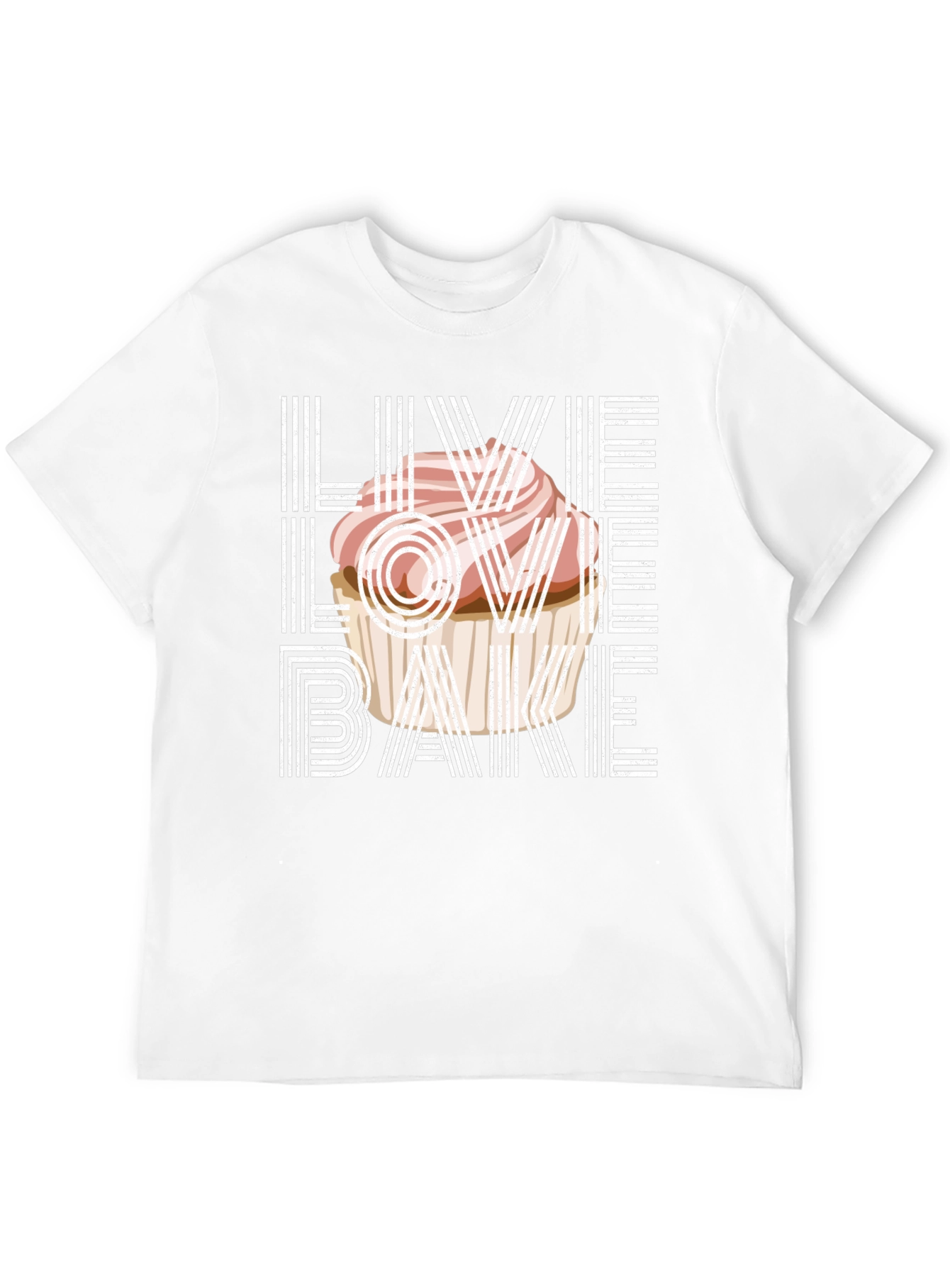Live Love Bake Graphic T-Shirt