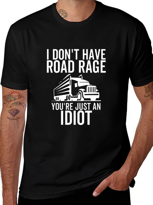 Road Rage Trucker Humor T-Shirt