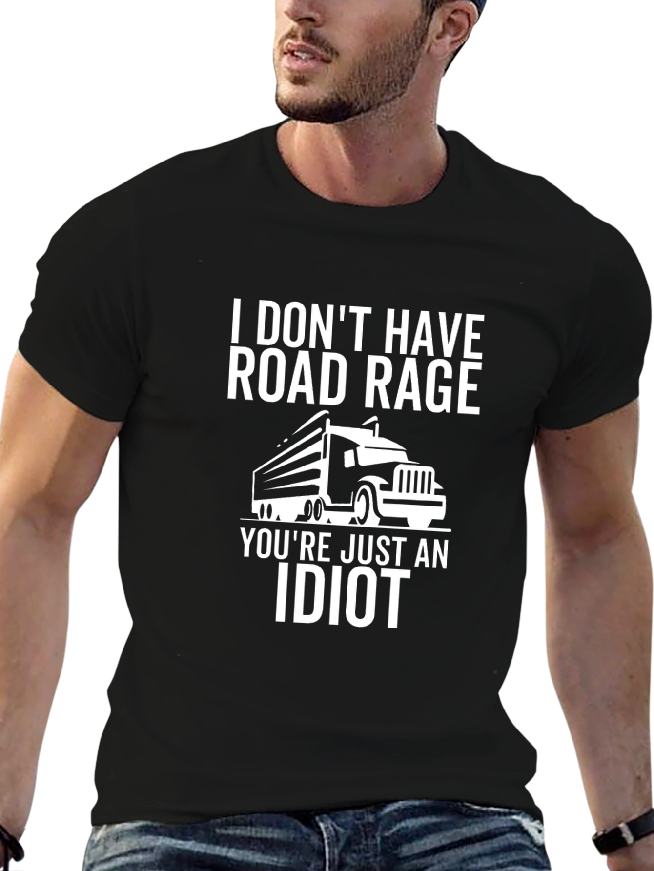Road Rage Trucker Humor T-Shirt