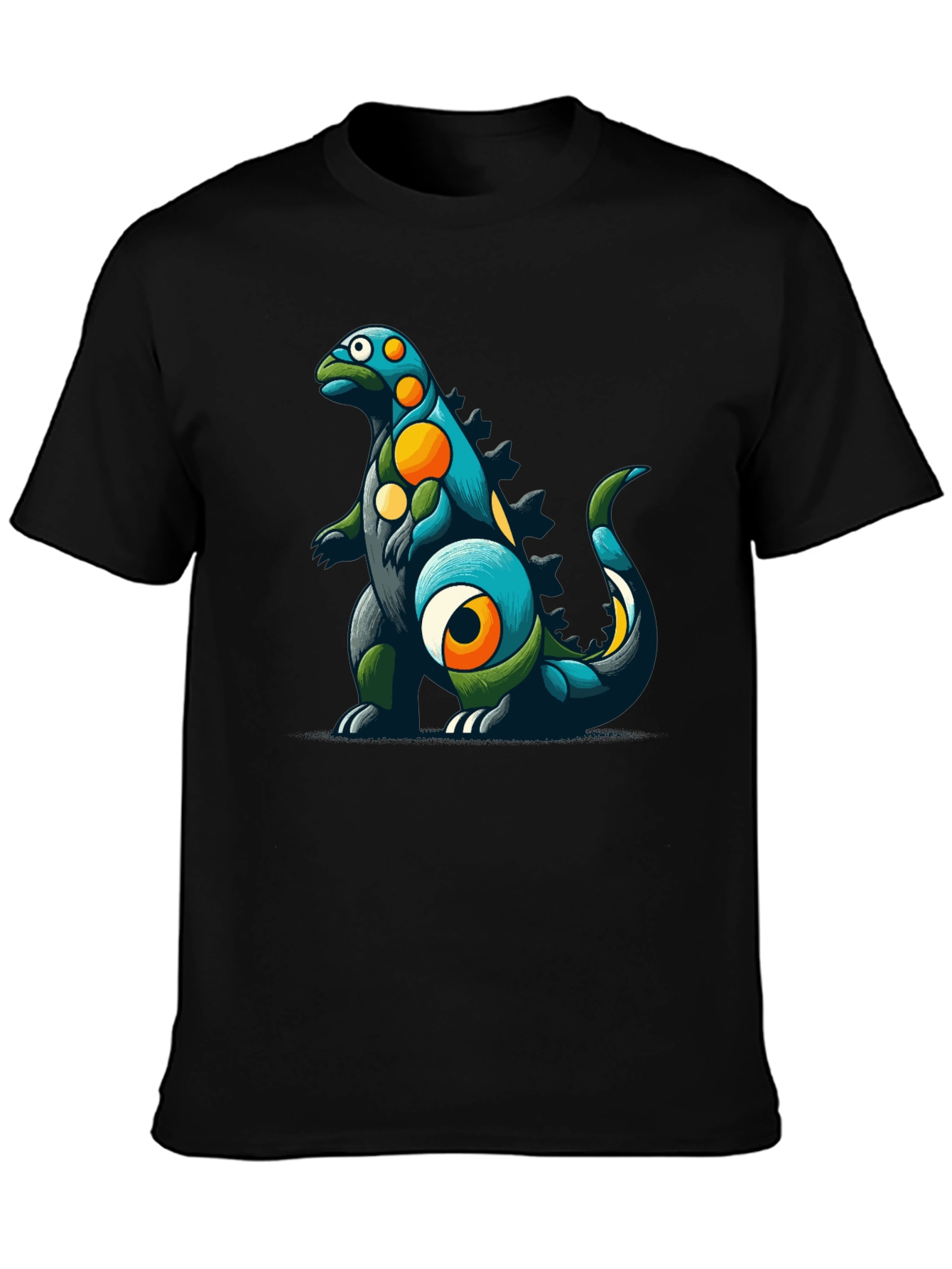 Dino Art Graphic Tee - Cool Creature Design
