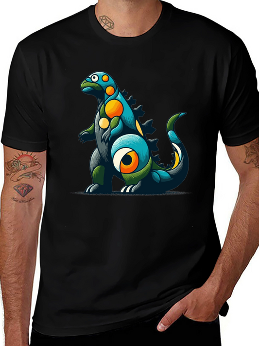 Dino Art Graphic Tee - Cool Creature Design