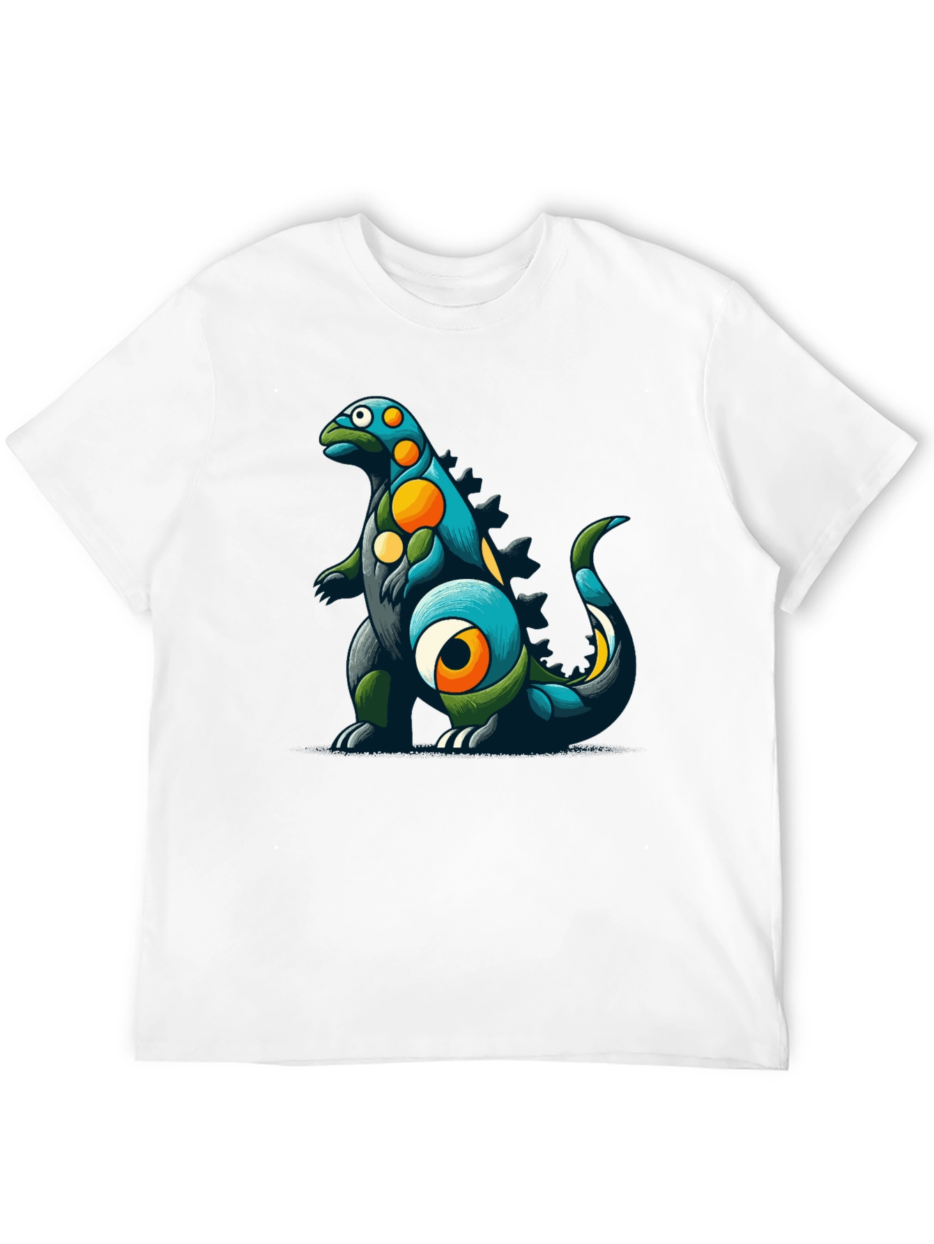 Dino Art Graphic Tee - Cool Creature Design