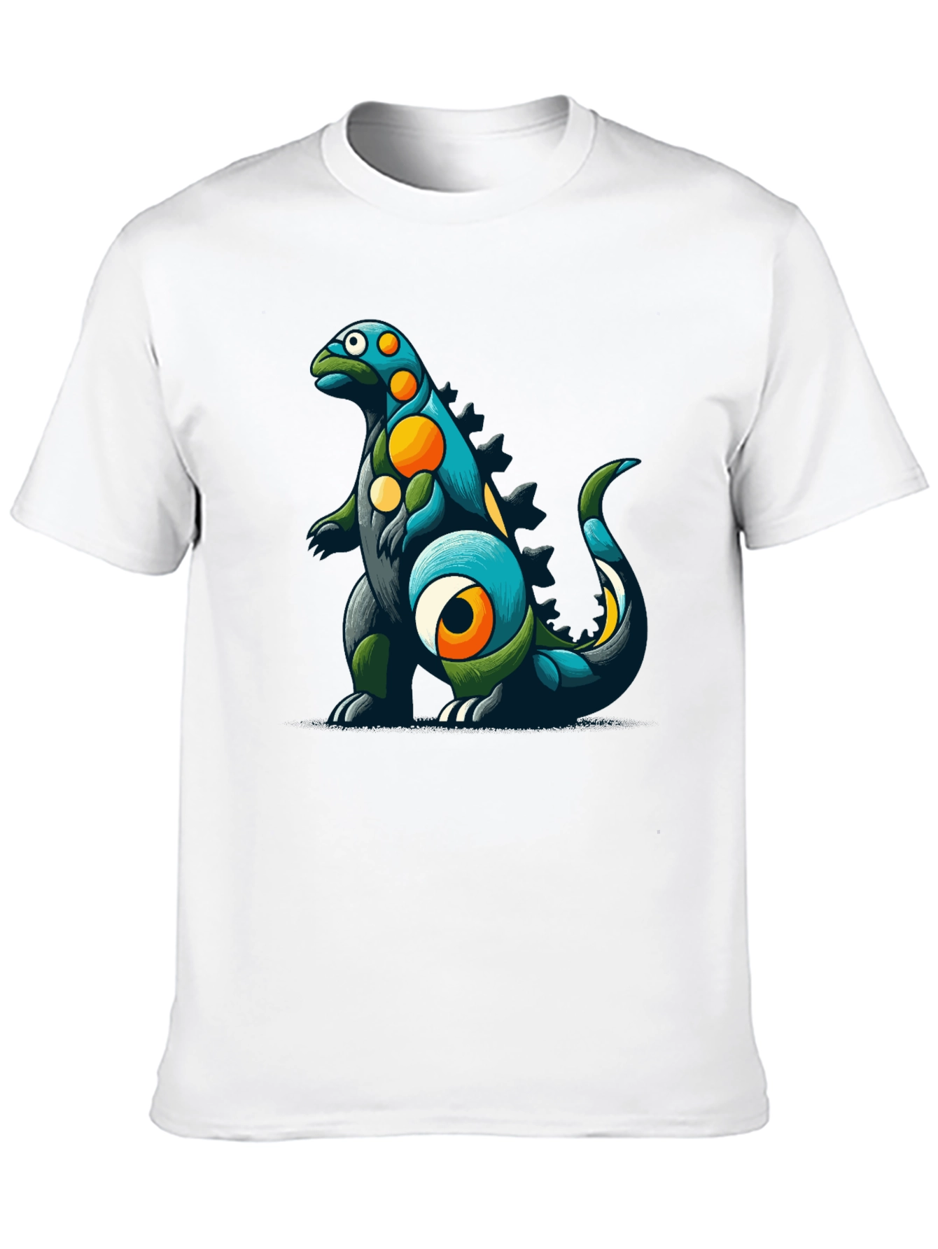 Dino Art Graphic Tee - Cool Creature Design