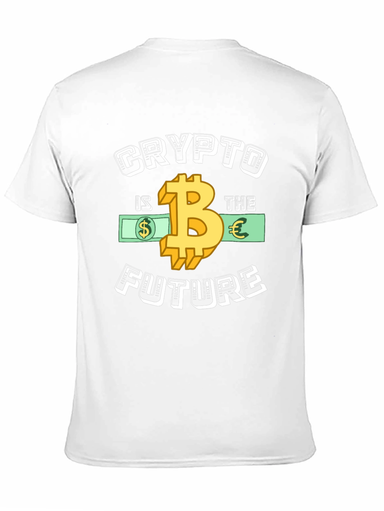 Crypto Is The Future Graphic Tee - Bitcoin