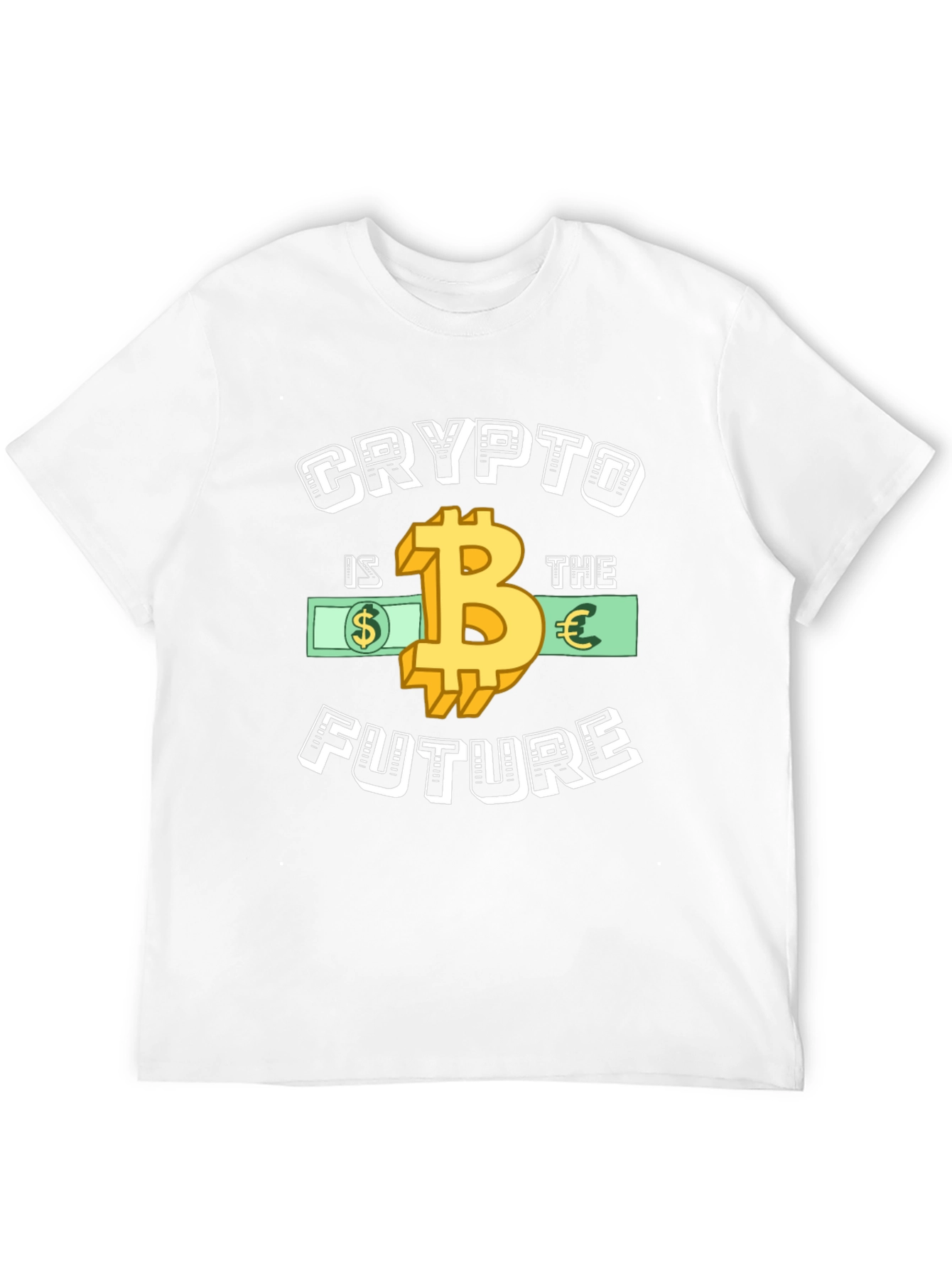 Crypto Is The Future Graphic Tee - Bitcoin