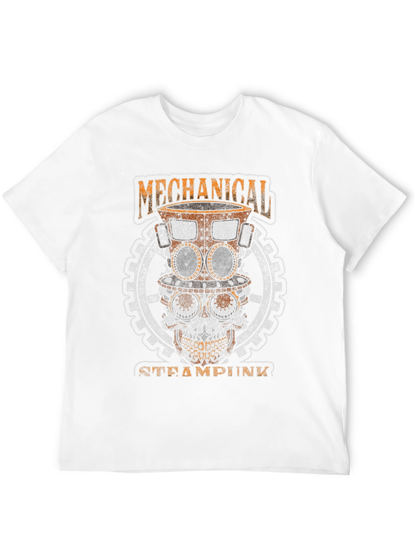 Steampunk Mechanical Skull T-Shirt
