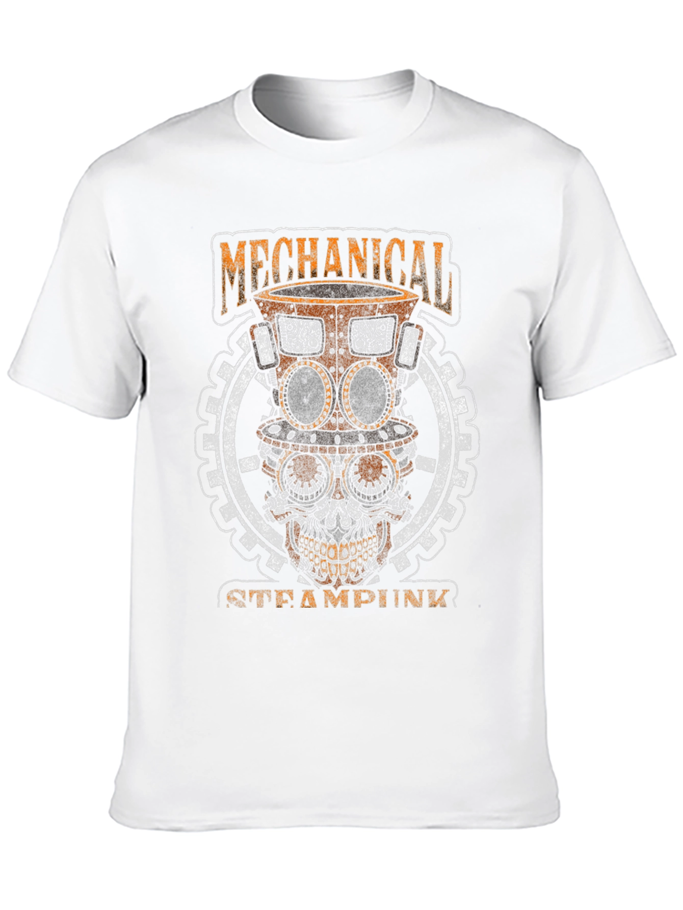 Steampunk Mechanical Skull T-Shirt