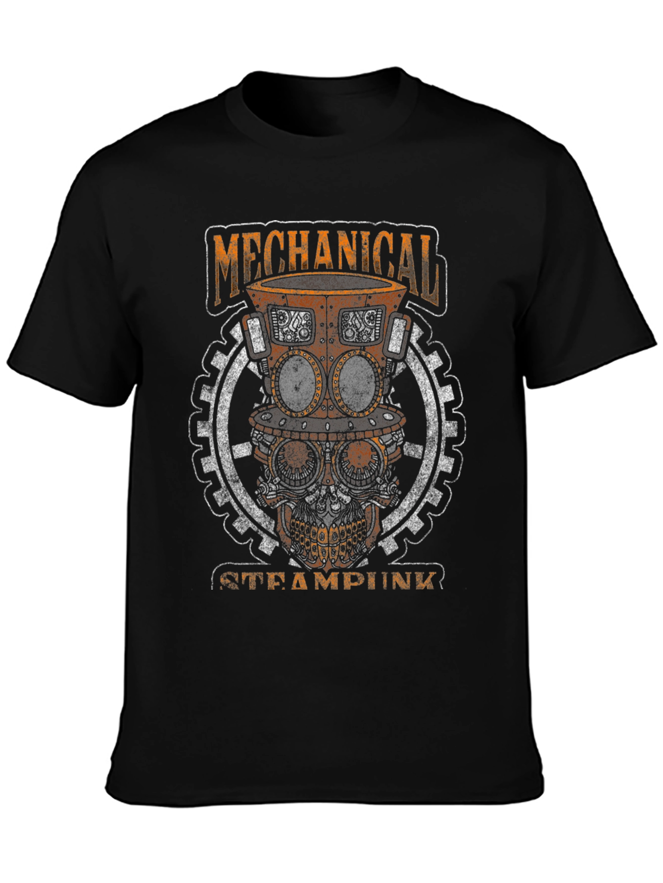 Steampunk Mechanical Skull T-Shirt