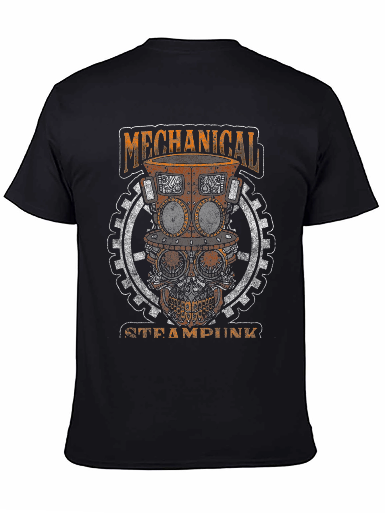 Steampunk Mechanical Skull T-Shirt