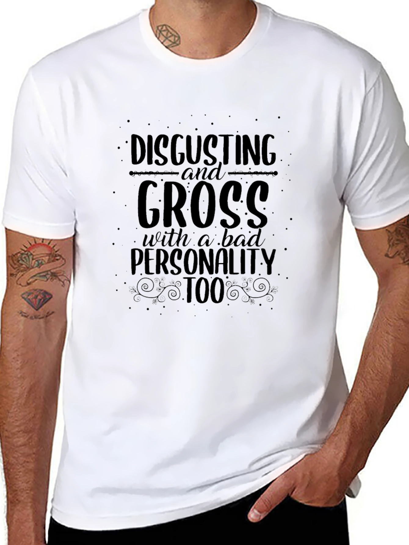 Disgusting and Gross Funny Graphic T-Shirt