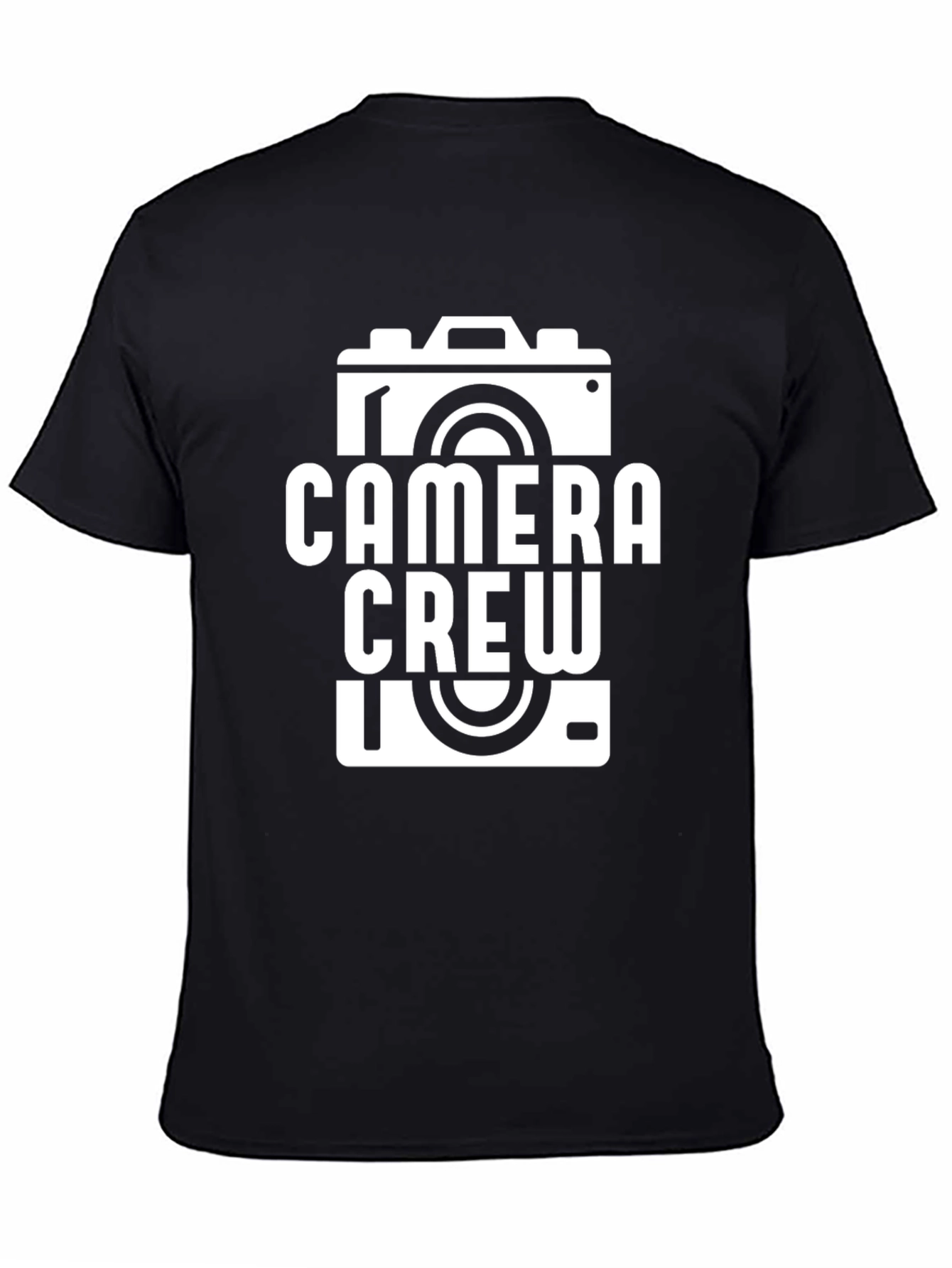 Camera Crew Graphic T-Shirt - Black