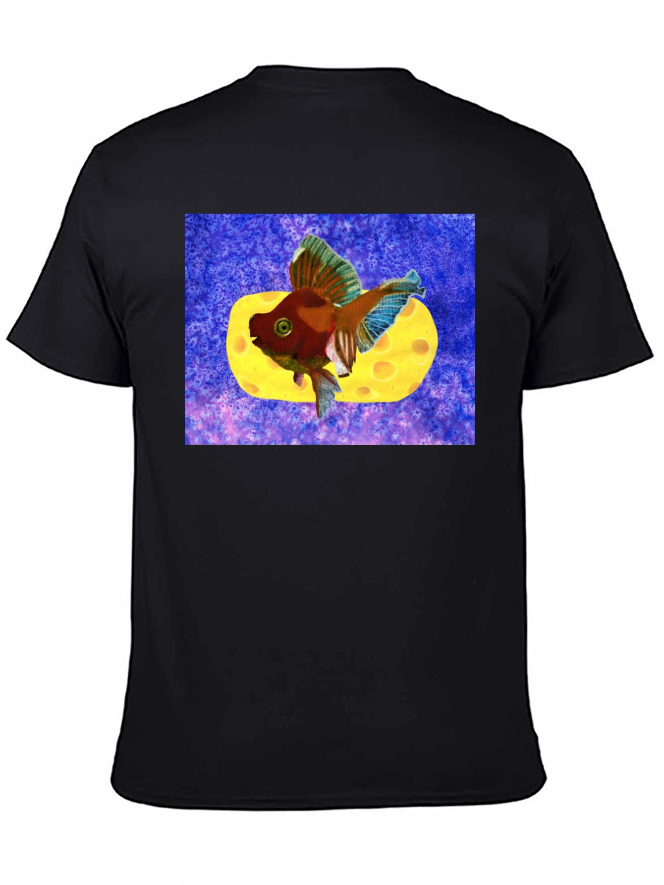Goldfish Cheese Design T-Shirt