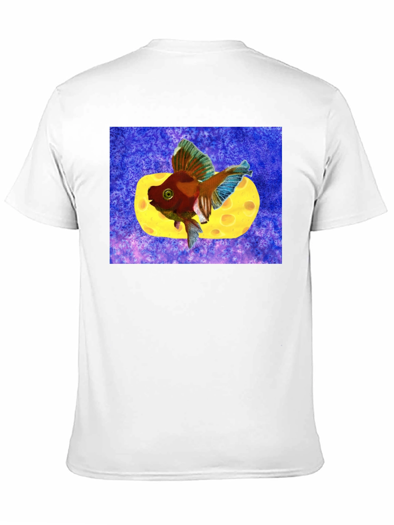 Goldfish Cheese Design T-Shirt