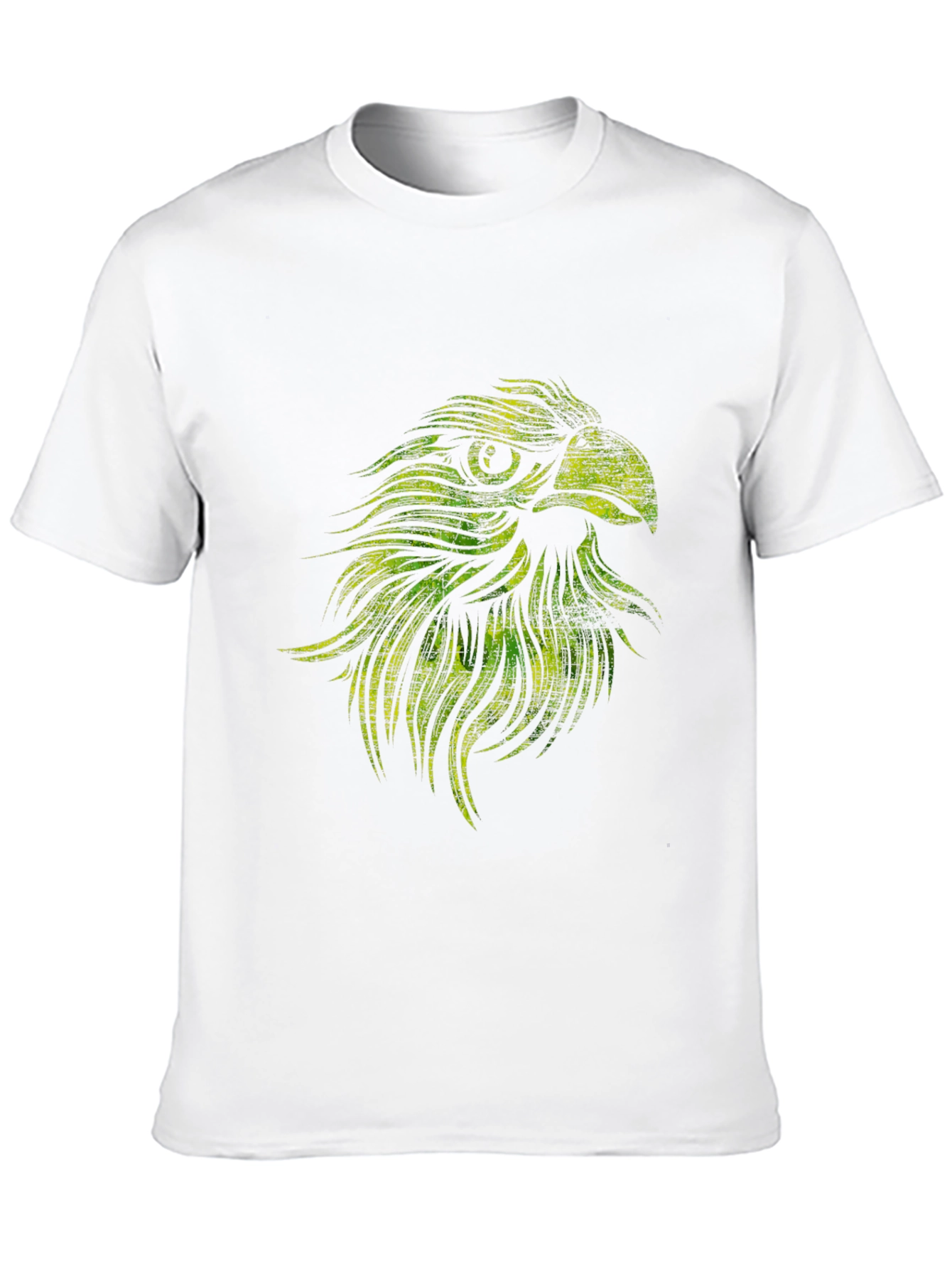 Eagle Graphic Print Black T-Shirt