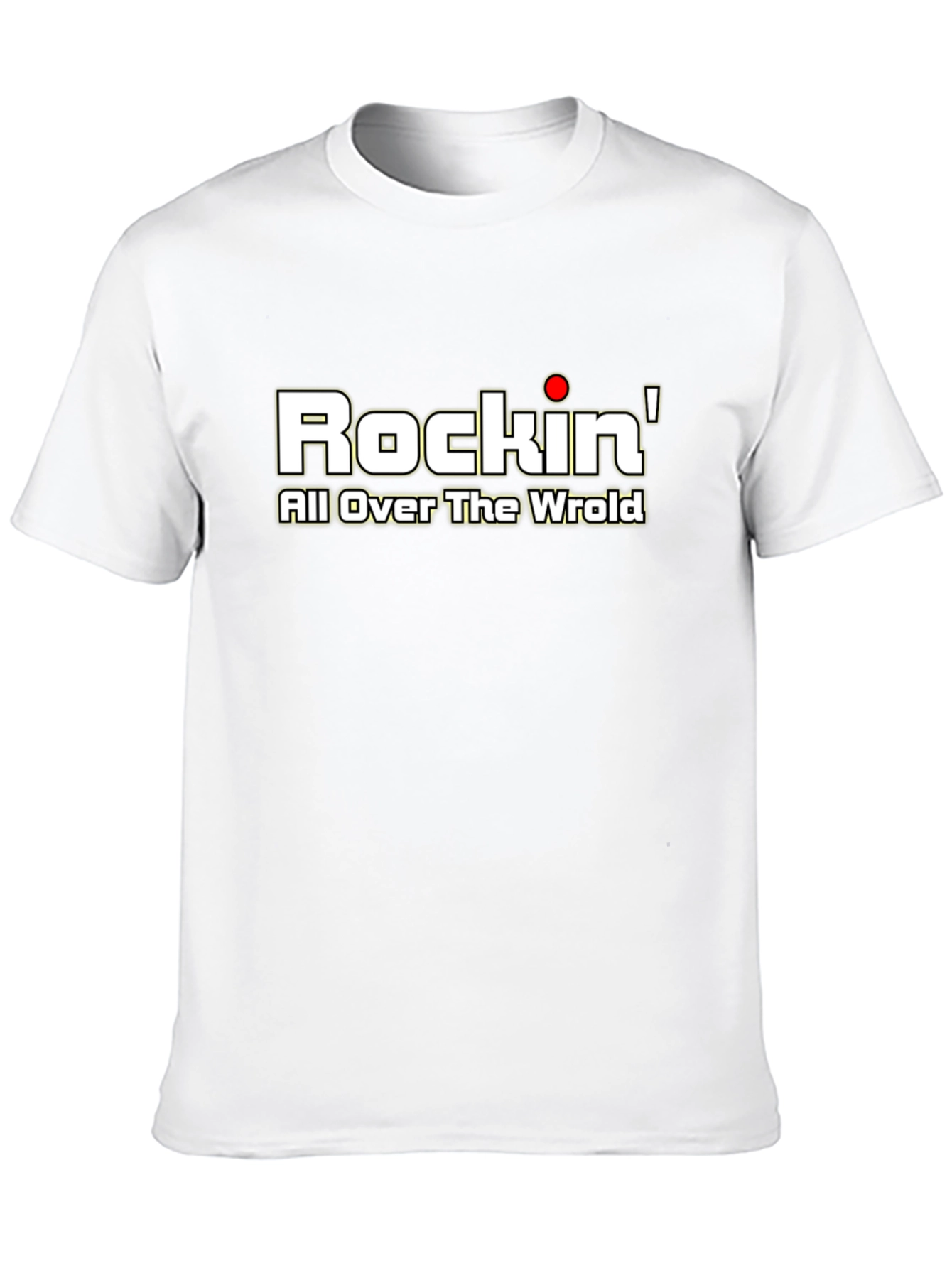Rockin All Over the World Black T-Shirt