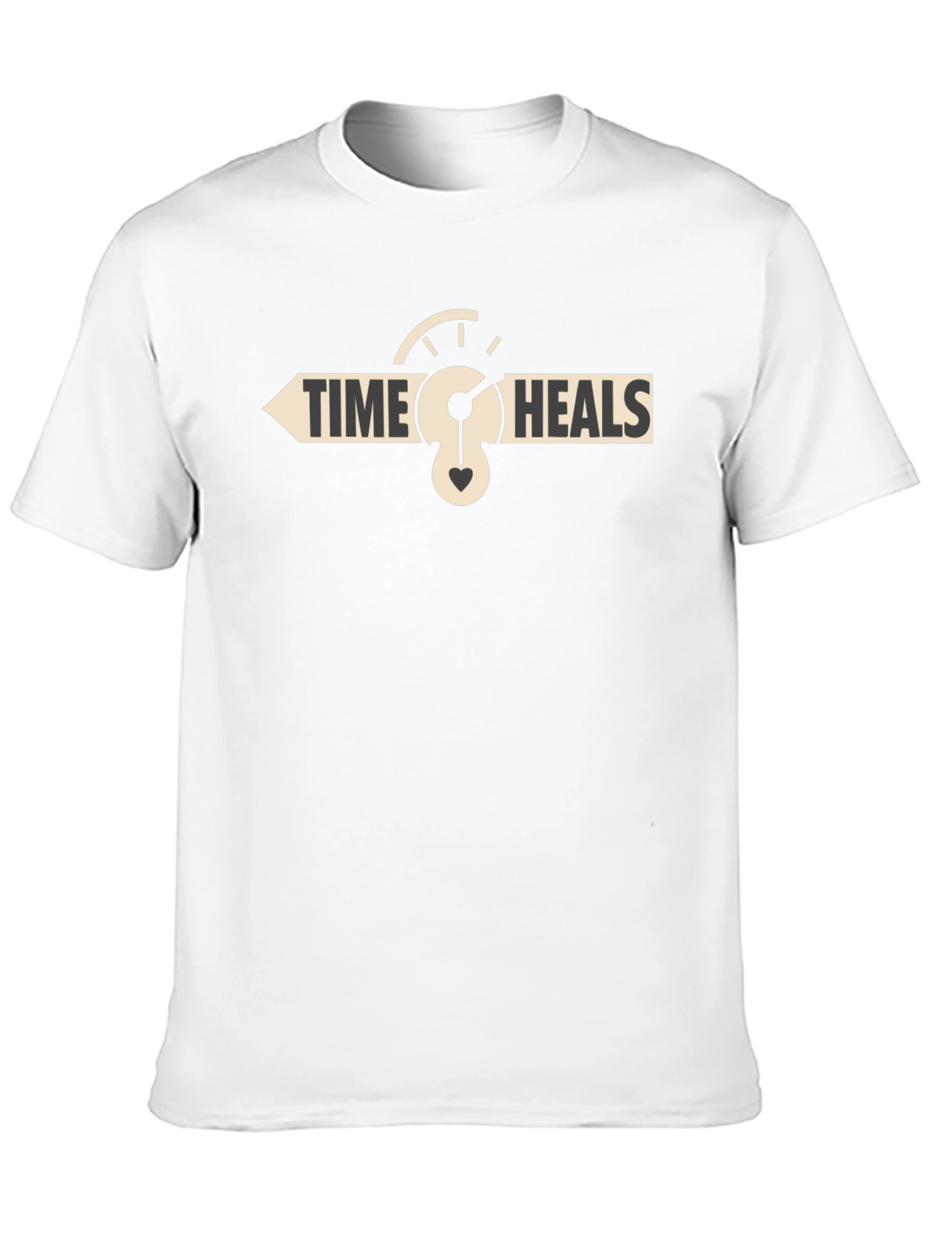 Time Heals Graphic T-Shirt - Black