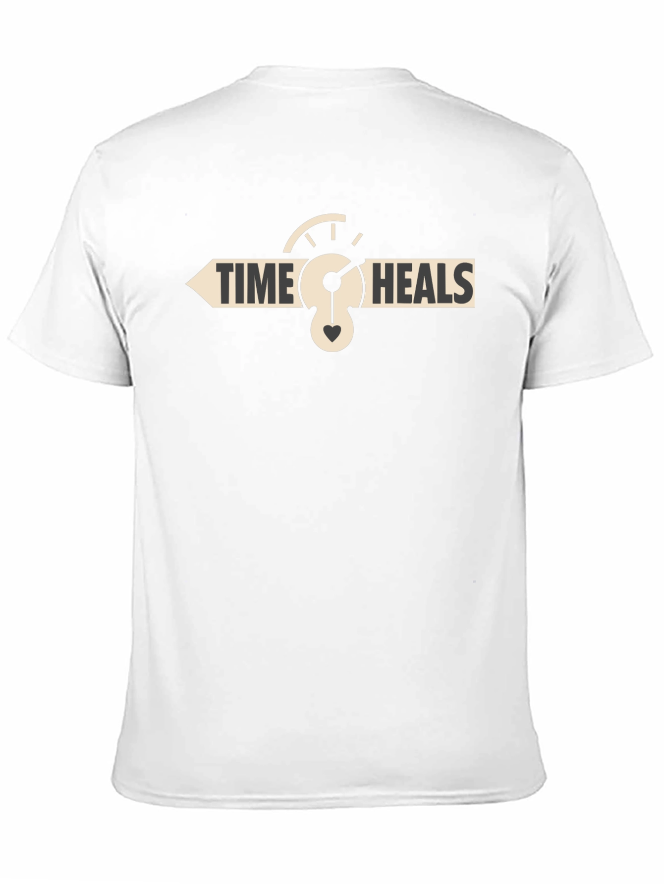 Time Heals Graphic T-Shirt - Black