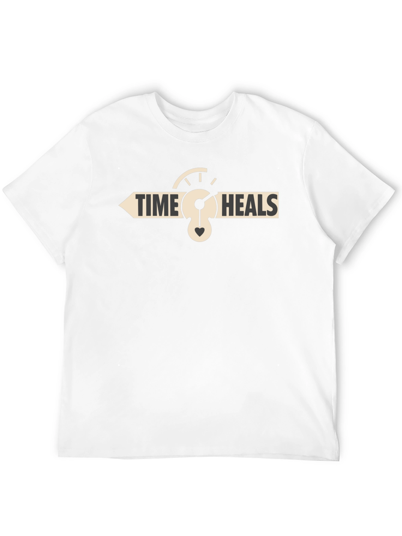 Time Heals Graphic T-Shirt - Black