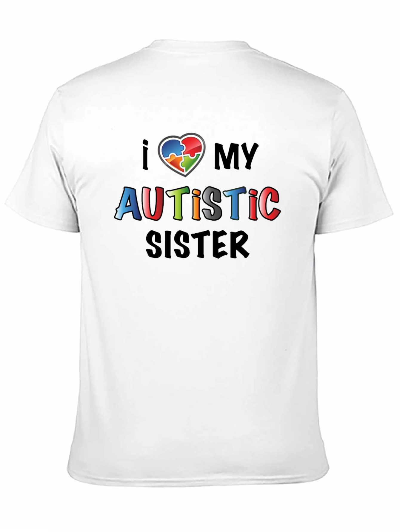 I Heart My Autistic Sister Graphic Tee
