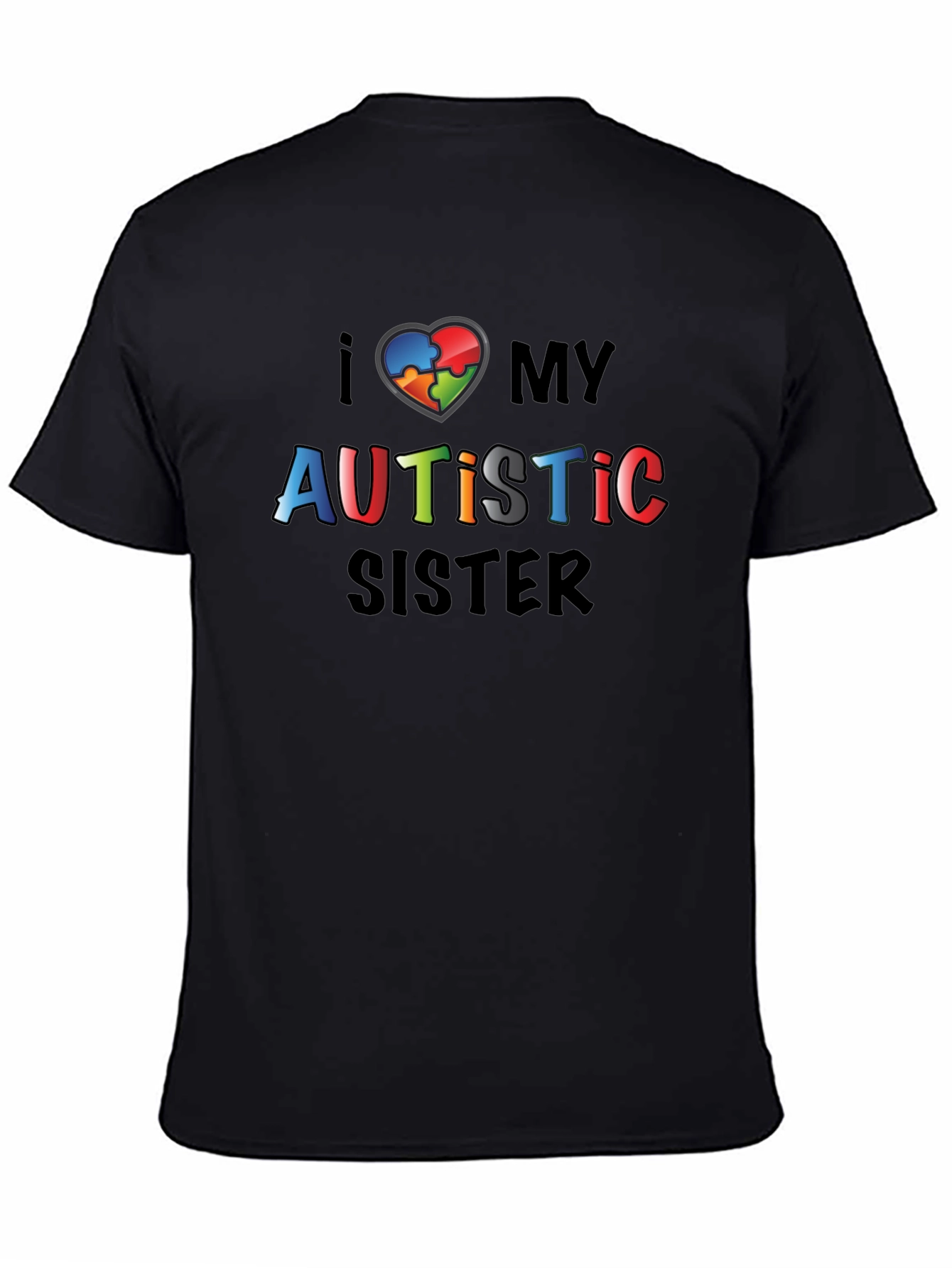 I Heart My Autistic Sister Graphic Tee