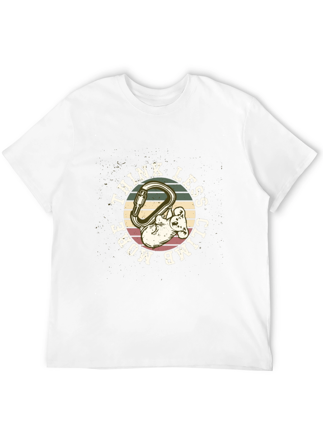 Climb More T-Shirt - Think Less Climbing Tee
