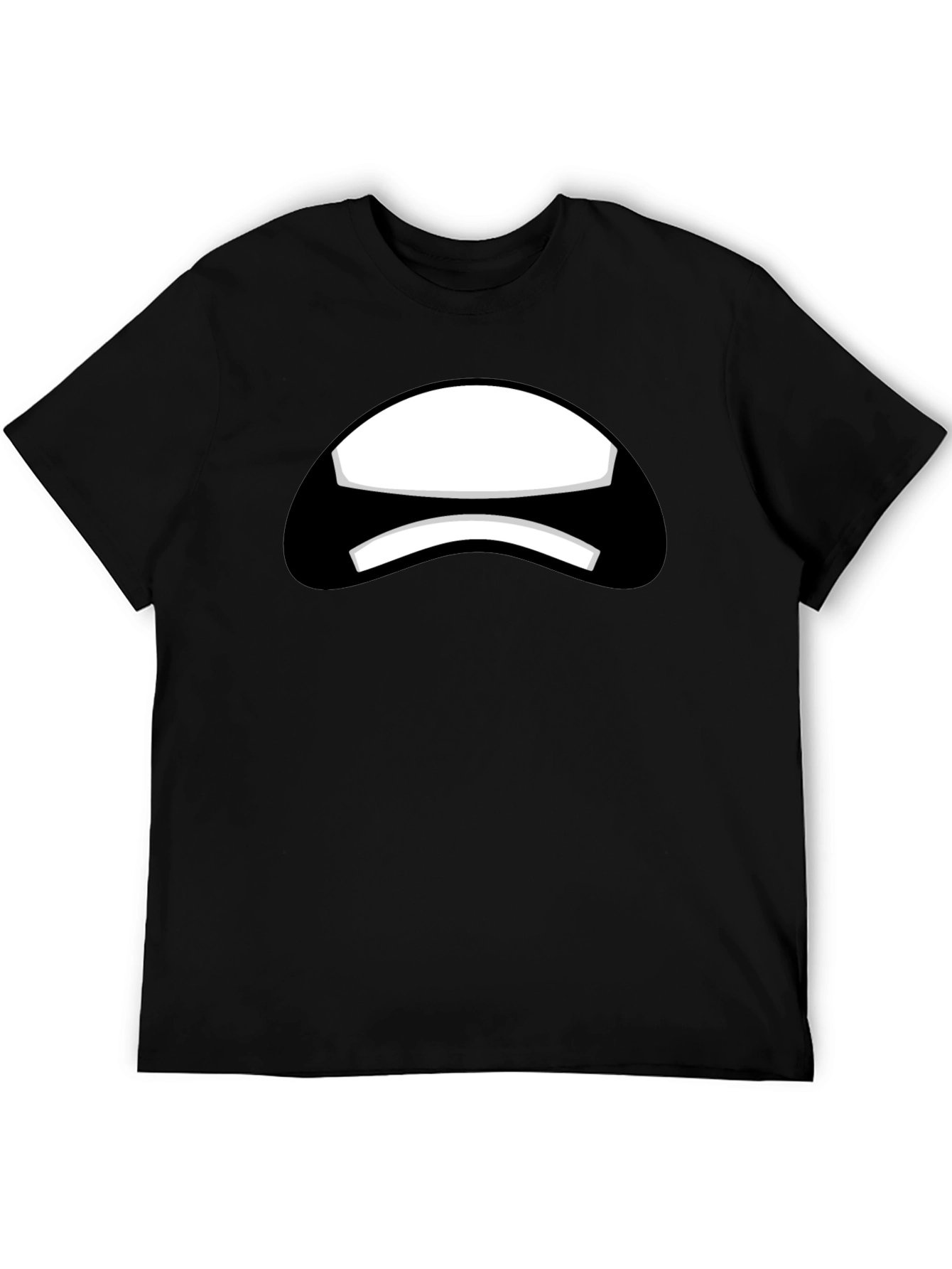Sad Mouth Graphic T-Shirt - Express Yourself!