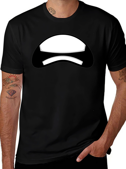 Sad Mouth Graphic T-Shirt - Express Yourself!