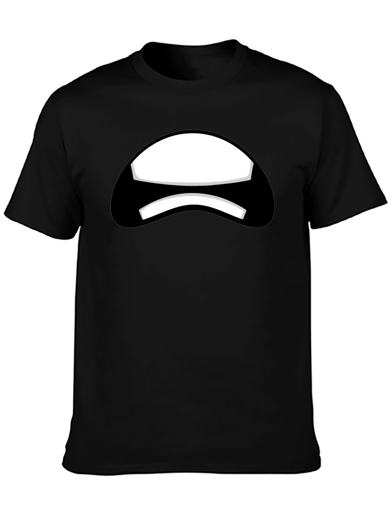 Sad Mouth Graphic T-Shirt - Express Yourself!