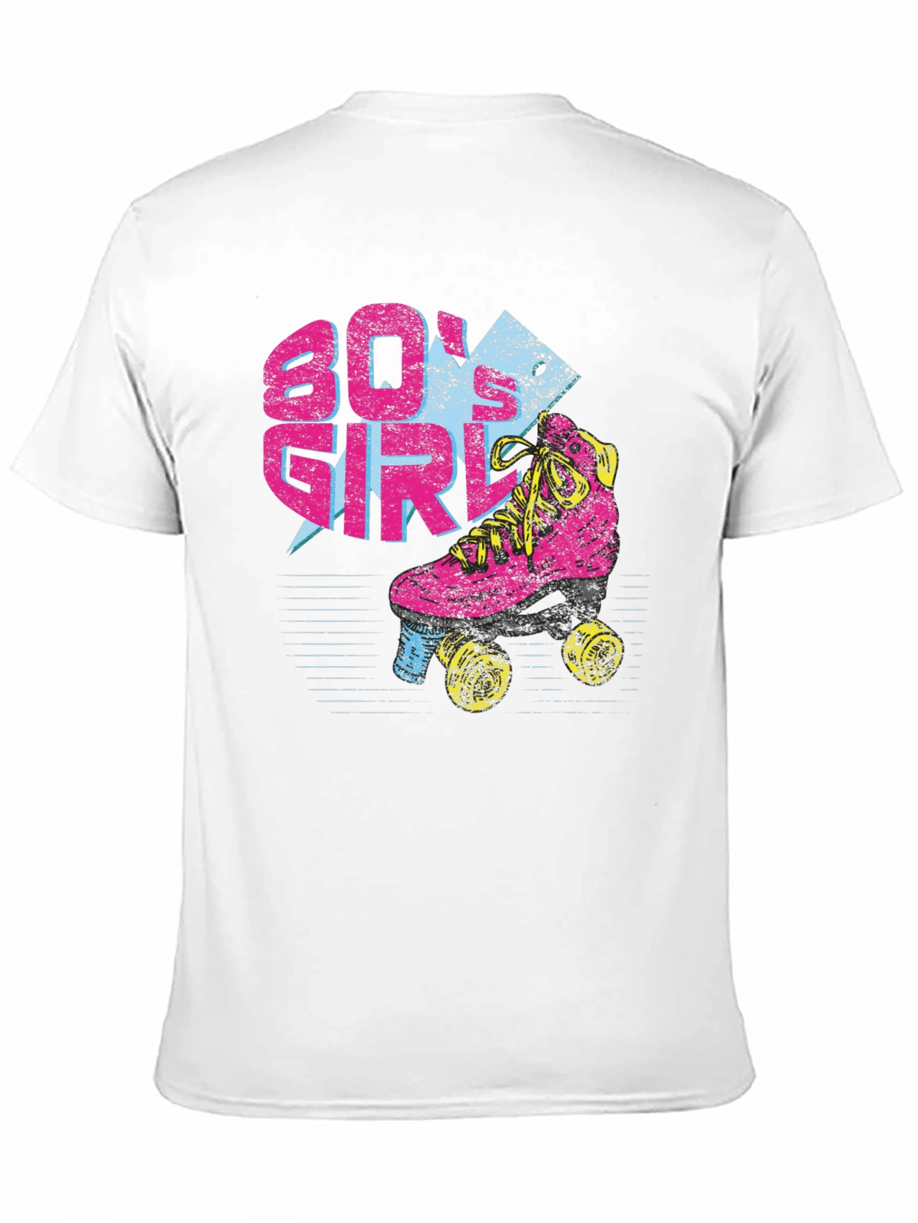 80s Girl Roller Skate Graphic T-Shirt