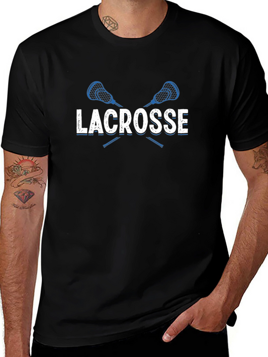 Lacrosse Sticks Graphic Tee - Sport Fan Apparel