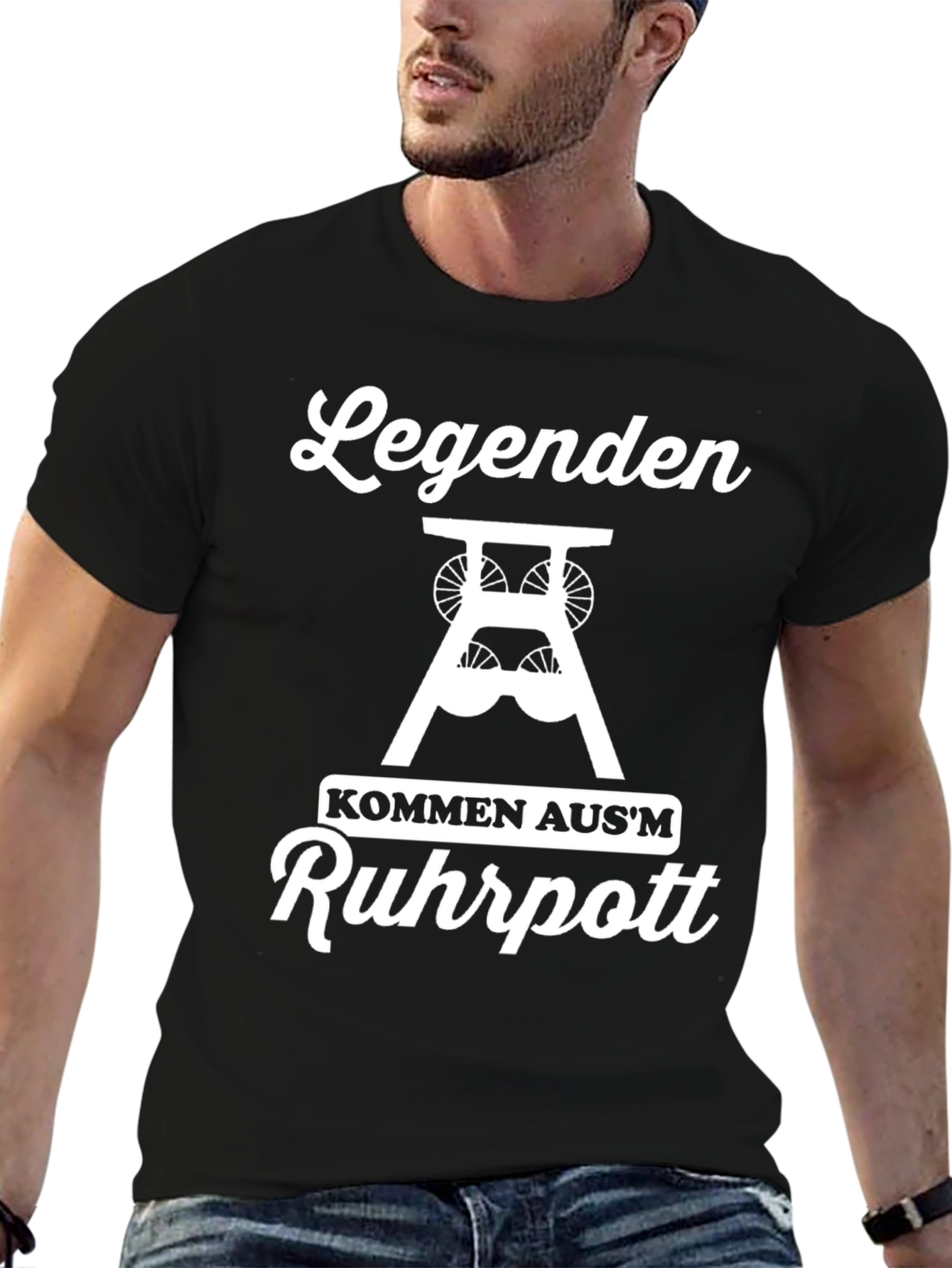 Legends Ruhrpott T-Shirt - Classic German Coal Miner Tee