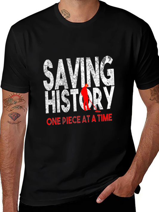 Saving History Tee - Detectorist Gift