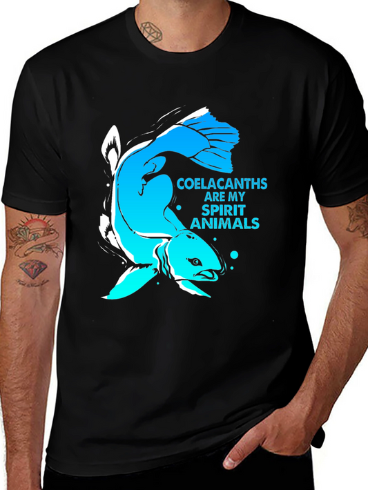 Coelacanths Are My Spirit Animals Graphic Tee