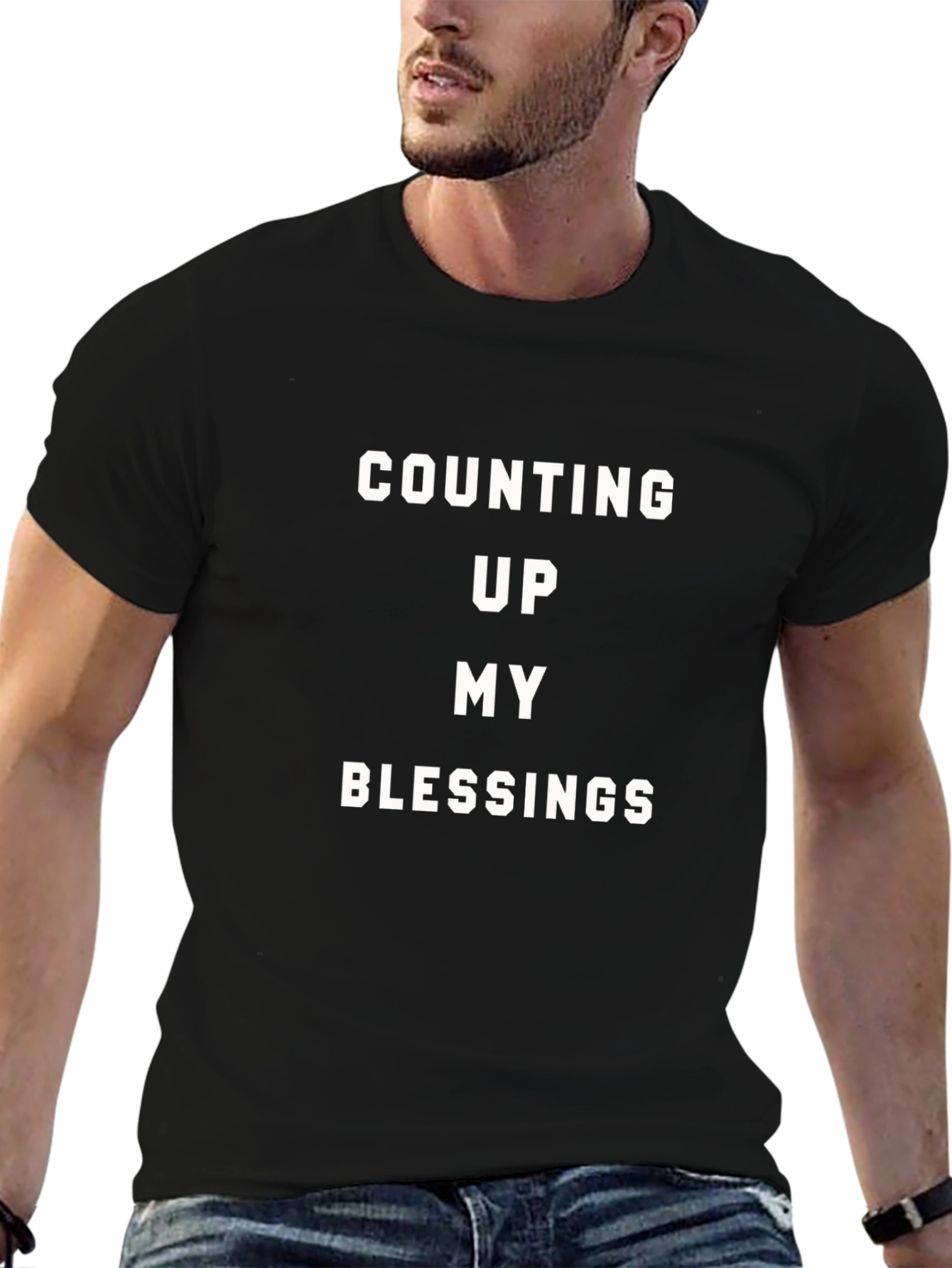 Counting My Blessings Graphic Tee - Casual Comfort