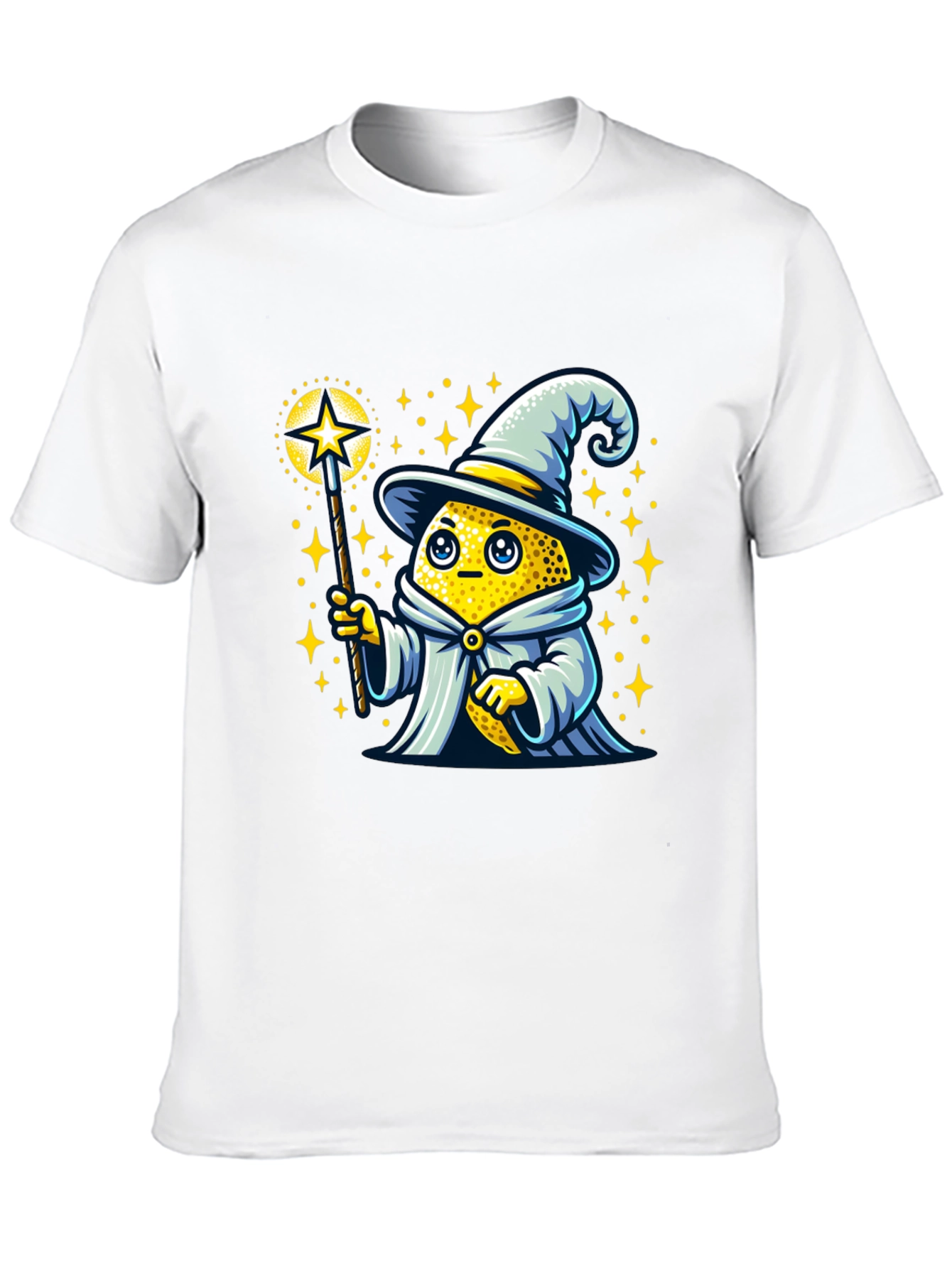 Lemon Wizard Graphic Tee - Magical Fruit Fun!