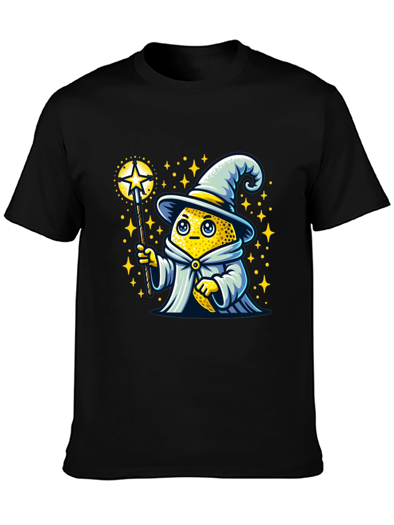 Lemon Wizard Graphic Tee - Magical Fruit Fun!